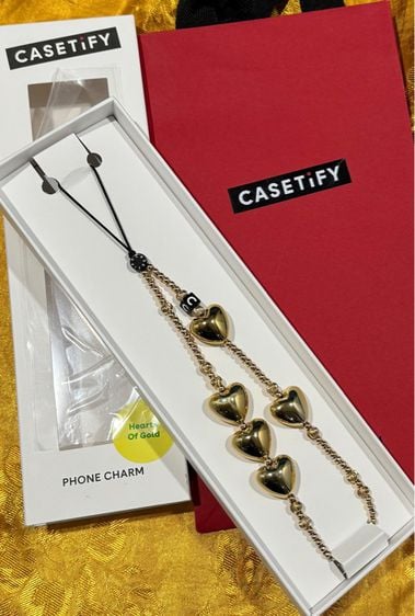 casetify Heart Phone Charm - Heart of Gold รูปที่ 1