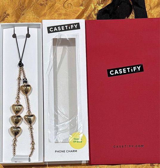 casetify Heart Phone Charm - Heart of Gold รูปที่ 5