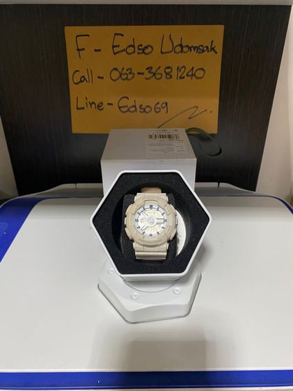 Casio ขาว นาฬิกาBaby Gแท้ 