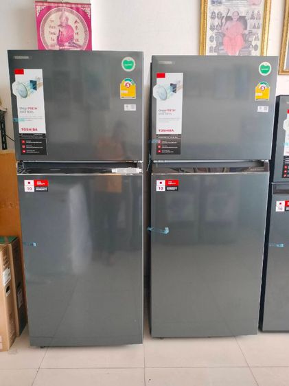 ตู้เย็น 2 ประตู toshiba ระบบ inverter 14.5 คิวเป็นสินค้าใหม่ยังไม่ผ่านการใช้งานประกันศูนย์ราคา 8990 บาท