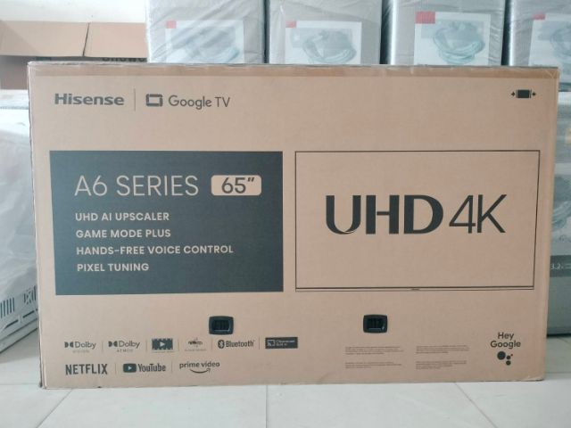 smart TV 4k 65 นิ้วไฮเซ็นสั่งงานด้วยเสียงเป็นสินค้าใหม่ยังไม่ผ่านการใช้งานประกันศูนย์ราคา 10900 บาท รูปที่ 3