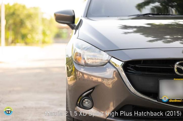 Mazda Mazda 2 2015 1.5 XD High Plus Sedan ดีเซล ไม่ติดแก๊ส เกียร์อัตโนมัติ น้ำตาล รูปที่ 3