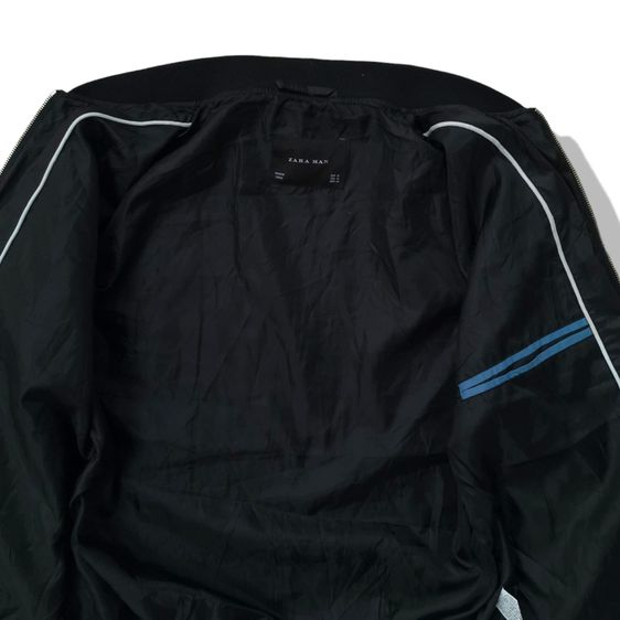 Zara Man Black Bomber Jacket รอบอก 41” รูปที่ 3