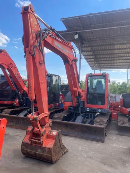 รุ่นใหญ่ ยาว รถขุด 8 ตัน ติดแอร์ รุ่น KX080-3ตู้แอร์  ชั่วโมงน้อย ขายราคาสด 620,000 บาท สนใจโทรสอบถามหรือมาดูที่ร้านเราได้จ้า รูปที่ 17