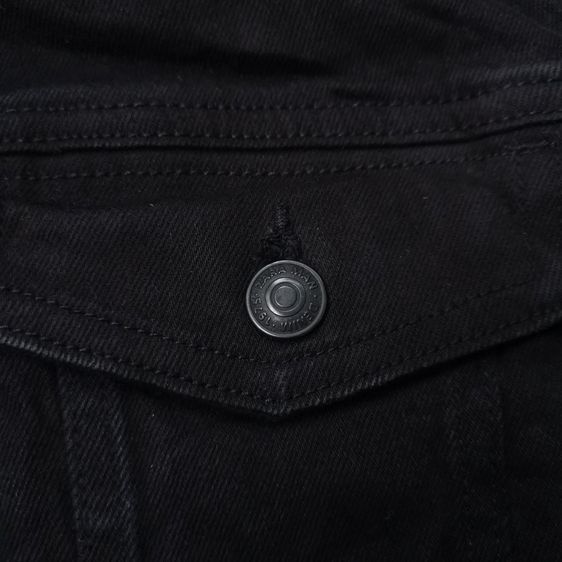 Zara Black Denim Jacket รอบอก 42” รูปที่ 6