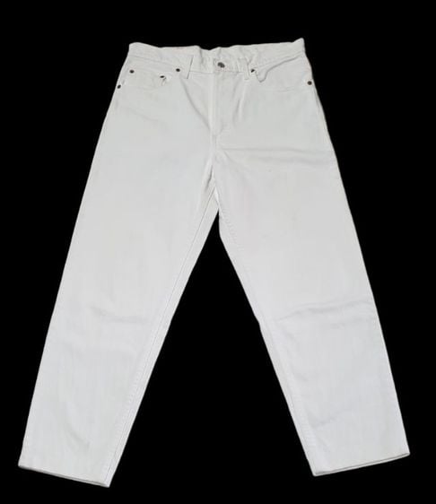 Vtg. Levi's 550 White Denim Jeans รูปที่ 2