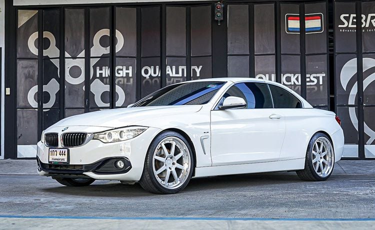 BMW 420d Convertible Sport ปี2015  รถบ้านมือเดียว ผู้หญิงขับ เครื่องดีเซล ตัวแรง ไมล์แท้ เข้าเช็คระยะตลอด