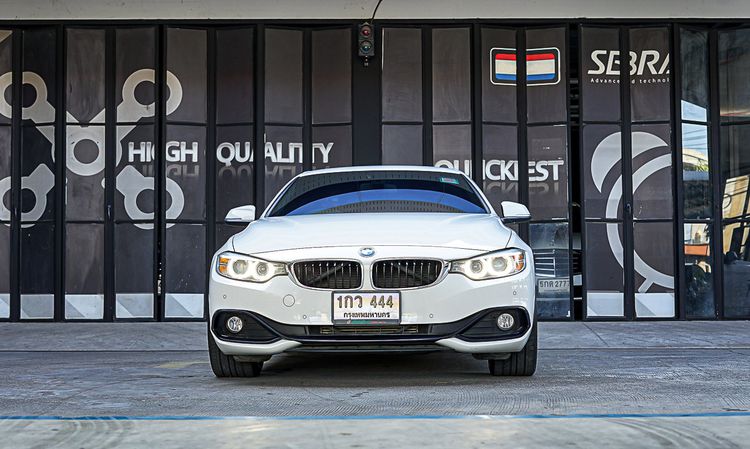 BMW Series 4 2015 420d Sedan ดีเซล เกียร์อัตโนมัติ ขาว รูปที่ 2