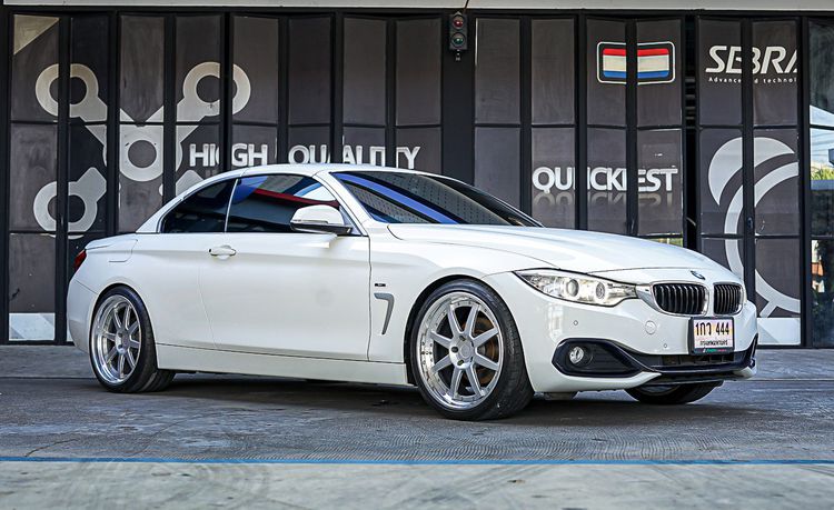 BMW Series 4 2015 420d Sedan ดีเซล เกียร์อัตโนมัติ ขาว รูปที่ 4