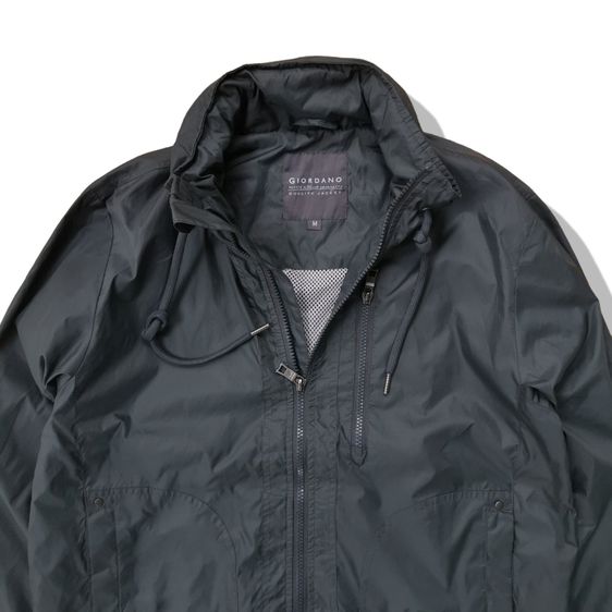 Giordano Dark Grey Hooded Jacket รอบอก 43” รูปที่ 6