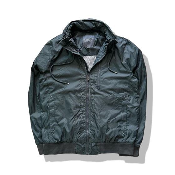 Giordano Dark Grey Hooded Jacket รอบอก 43” รูปที่ 1