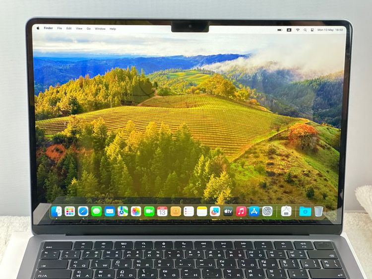MacBook Air ชิพ M2 (2022) GPU 10 Core  ความจุเยอะ 512 ประกัน 2 7 2567 รอบชาร์จ 19 13.6” (NB1257) รูปที่ 2