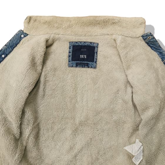 Zara Sherpa Denim Jacket รอบอก 44” รูปที่ 4