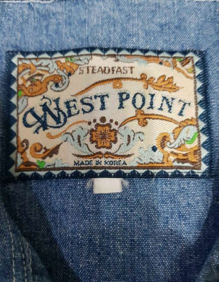 West Point Embroidered Pearl Snap Western รูปที่ 5