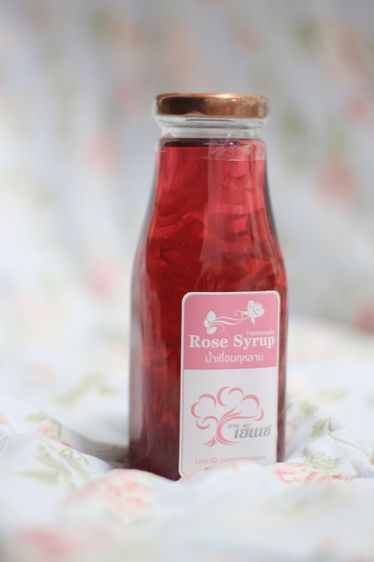 ไซรัปกุหลาบแท้ Rose Syrup