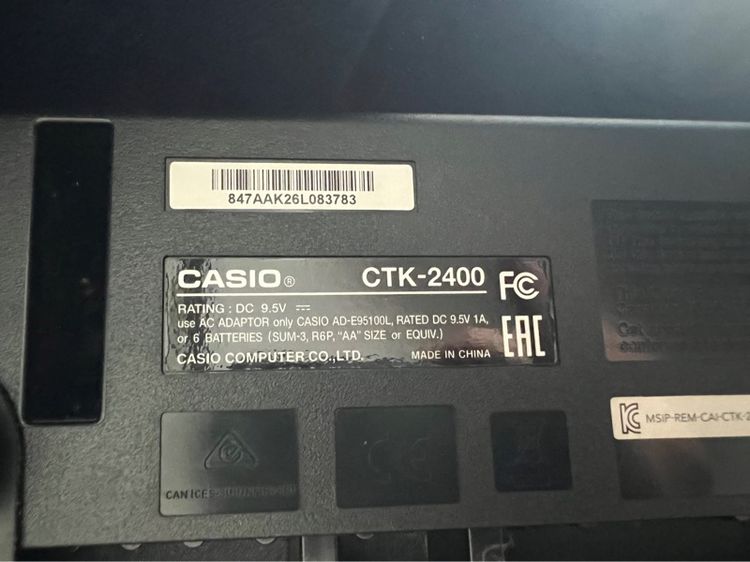 ขาย CASIO CTK-2400 KEYBOARD รูปที่ 8