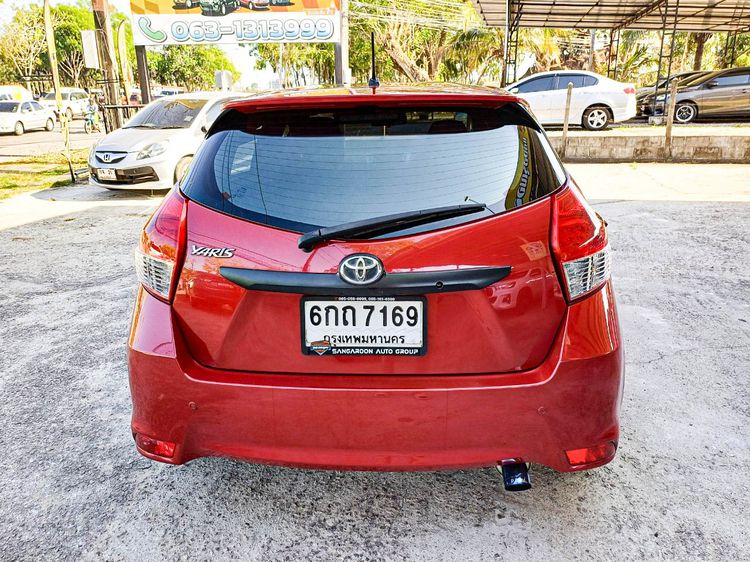Toyota Yaris 2017 1.2 J Sedan เบนซิน ไม่ติดแก๊ส เกียร์อัตโนมัติ ส้ม รูปที่ 4