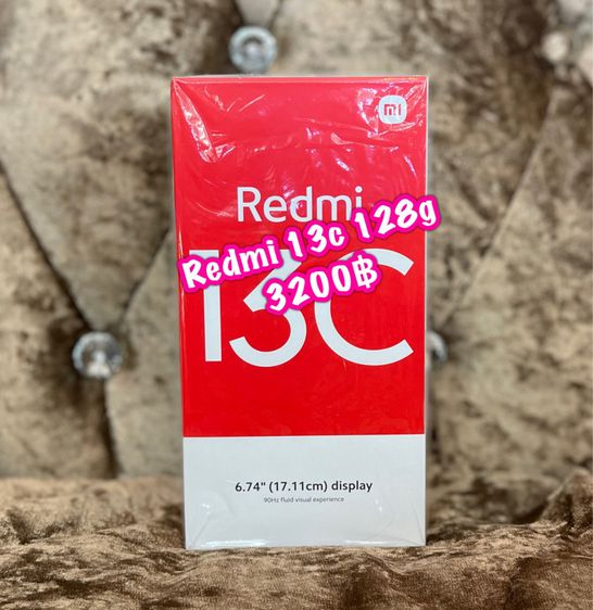 ยี่ห้ออื่นๆ 128 GB Redmi 13c Ram6 Rom128gbขนาดจอ6.74นิ้ว  กล้องหน้า8mp กล้องหลัง50Mpความจุแบต5000mAh((รับแลกรับเทิร์นทุกรุ่นค่ะ)) 