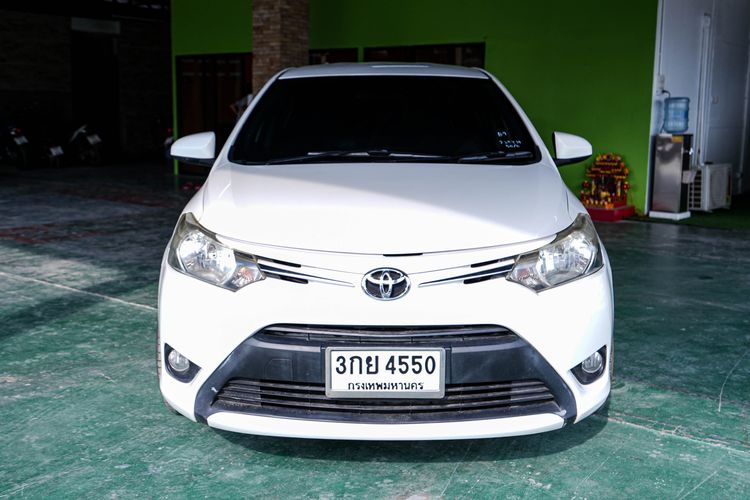 Toyota Vios 2014 1.5 J Sedan เบนซิน ไม่ติดแก๊ส เกียร์อัตโนมัติ ขาว รูปที่ 2