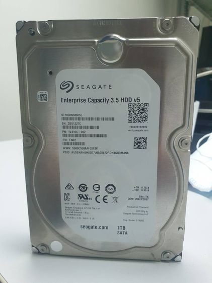 Seagate HDD 1TB (ฮาร์ดดิสก์+แถมสายSATA) 7200RPM  3.5HDD