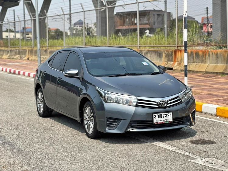 Toyota Altis 2014 1.6 E Sedan เบนซิน ไม่ติดแก๊ส เกียร์อัตโนมัติ เทา รูปที่ 1