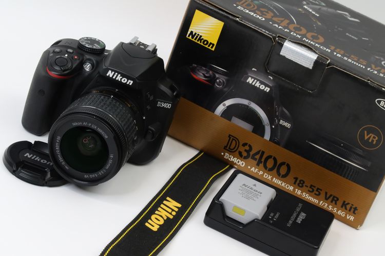 Nikon D3400 + เลนส์ 18-55mm เมนูภาษาไทย ไม่มีเชื้อรา สภาพดีมาก   - ID24050030 รูปที่ 2