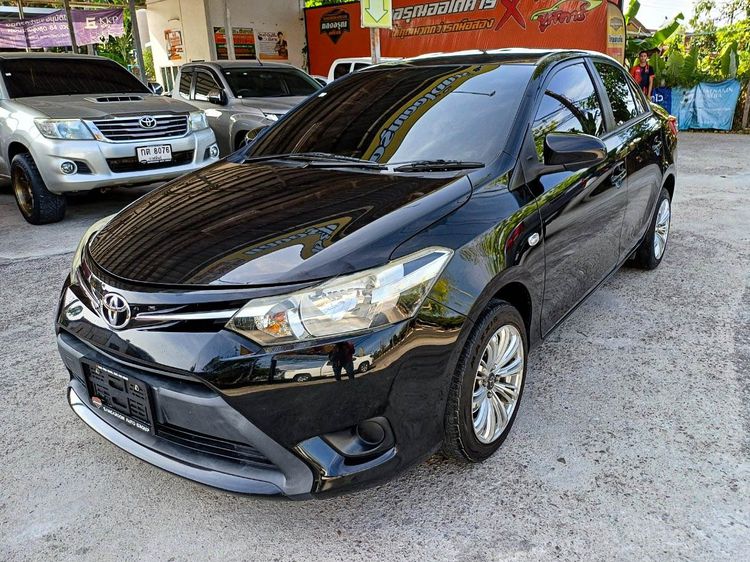 Toyota Vios 2016 1.5 J Sedan เบนซิน ไม่ติดแก๊ส เกียร์อัตโนมัติ ดำ รูปที่ 1