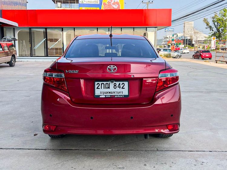Toyota Vios 2013 1.5 J Sedan เบนซิน ไม่ติดแก๊ส เกียร์อัตโนมัติ แดง รูปที่ 4