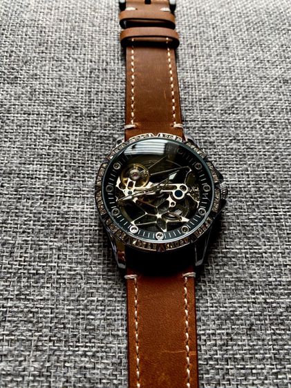 Automatic Skeleton Luxury Watch รูปที่ 2