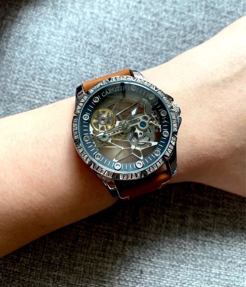 Automatic Skeleton Luxury Watch รูปที่ 13