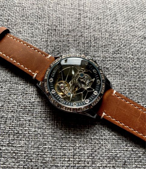 Automatic Skeleton Luxury Watch รูปที่ 4