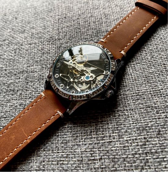 Automatic Skeleton Luxury Watch รูปที่ 3