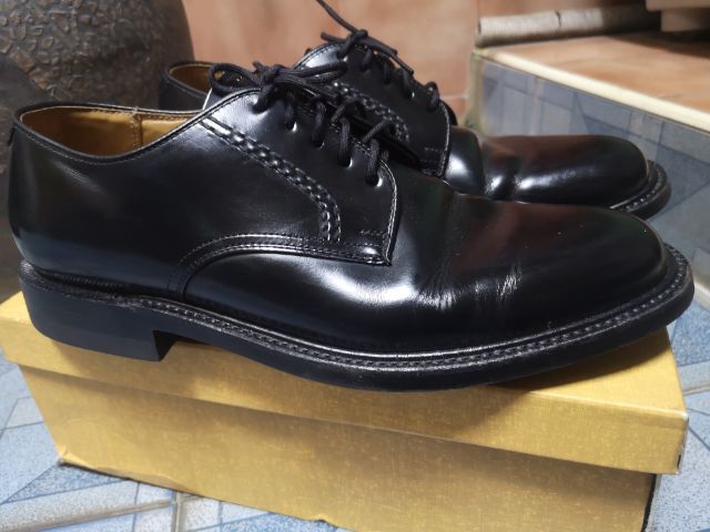 ขายรองเท้าหนังแท้สีดำแบรนด์ REGAL ( japan)​size 41 พื้นด้านใน 26​cm มือสองสภาพดีใหม่พร้อมกล่องเดิมๆ รูปที่ 2