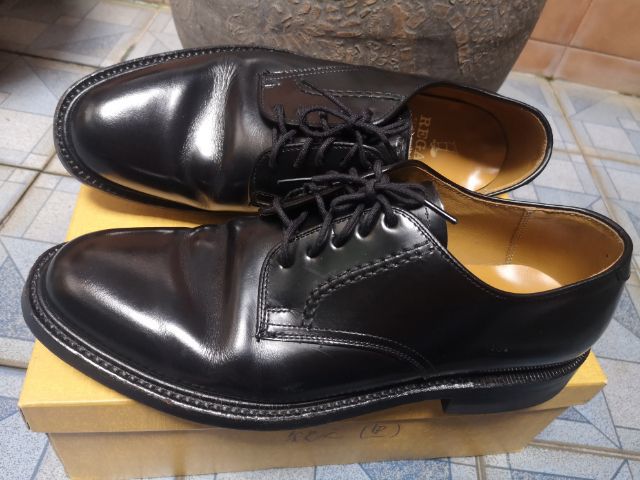 ขายรองเท้าหนังแท้สีดำแบรนด์ REGAL ( japan)​size 41 พื้นด้านใน 26​cm มือสองสภาพดีใหม่พร้อมกล่องเดิมๆ รูปที่ 7