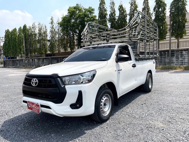 Toyota Hilux Revo 2021 2.8 ENTRY STANDARD CAB Pickup ดีเซล ไม่ติดแก๊ส เกียร์ธรรมดา ขาว