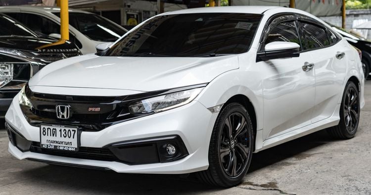 Honda Civic 2019 1.5 Turbo RS Sedan เบนซิน ไม่ติดแก๊ส เกียร์อัตโนมัติ ขาว รูปที่ 2