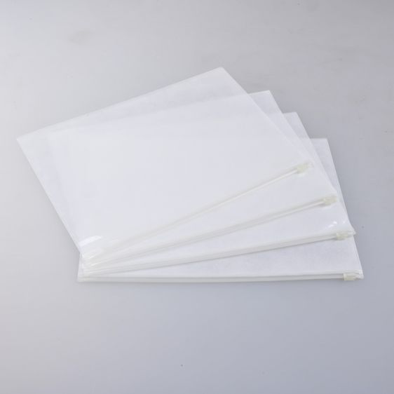 ซองซิปพลาสติกใส PVC มีซิบรูดเปิดปิด พลาสติกชนิดกันน้ำ (Set 4 ชิ้น) รูปที่ 4