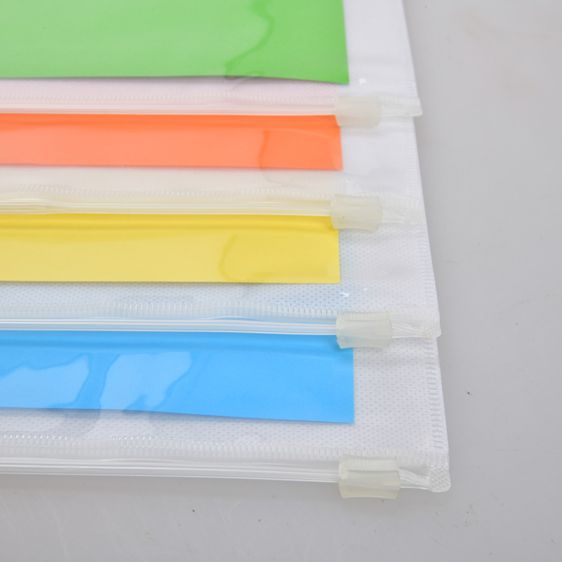 ซองซิปพลาสติกใส PVC มีซิบรูดเปิดปิด พลาสติกชนิดกันน้ำ (Set 4 ชิ้น) รูปที่ 10
