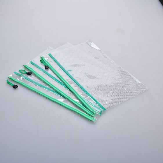ซองซิปพลาสติกใส PVC มีซิบรูดเปิดปิด พลาสติกชนิดกันน้ำ (Set 3 ชิ้น) รูปที่ 4