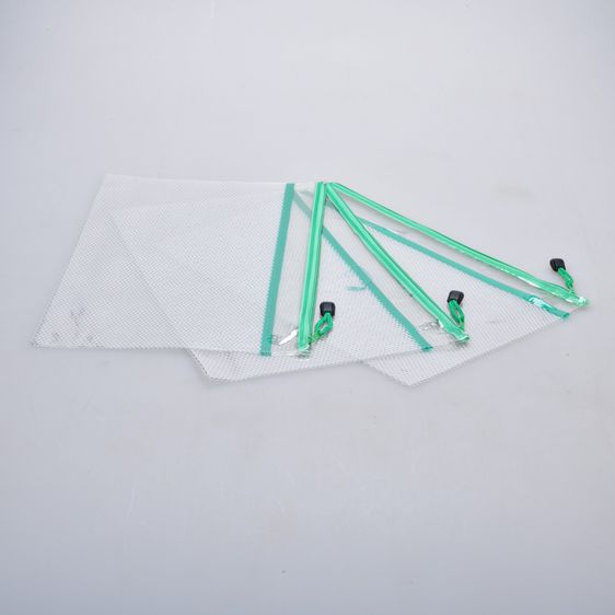 ซองซิปพลาสติกใส PVC มีซิบรูดเปิดปิด พลาสติกชนิดกันน้ำ (Set 3 ชิ้น) รูปที่ 11