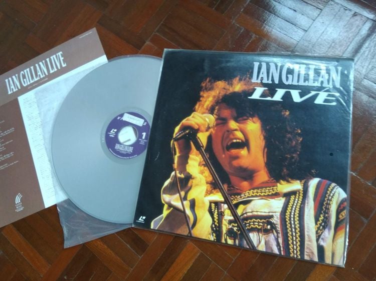 Ian Gillan Live Laserdisc LD Japan Deep Purple 1994 สภาพใหม่ แผ่นหายาก รูปที่ 1