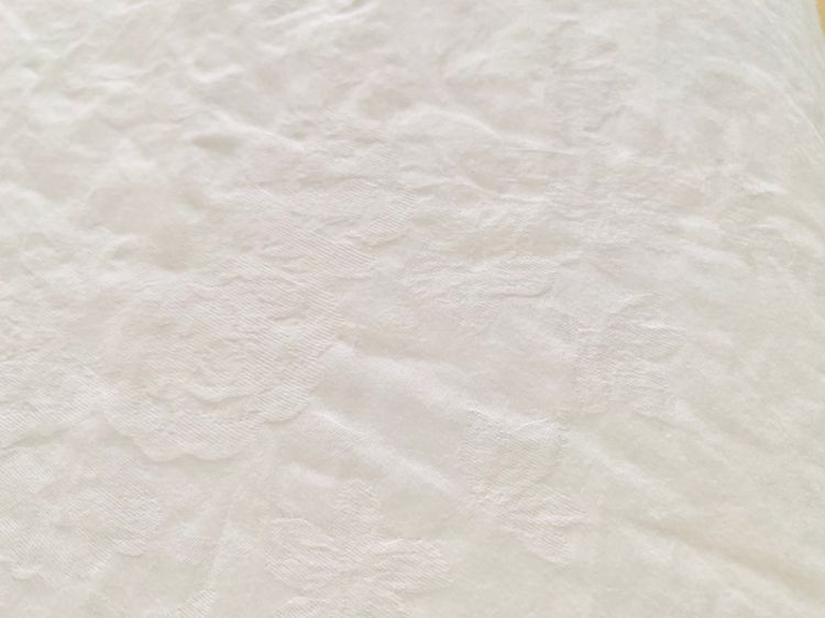 ผ้านวม หรือไส้ผ้านวม  ขนาด 5ฟุต สีขาวทอลายดอกวินเทจ ยี่ห้อ Sheland (สินค้าหายาก) มือสองสภาพดี สินค้าญี่ปุ่น-เกาหลีแท้ รูปที่ 6