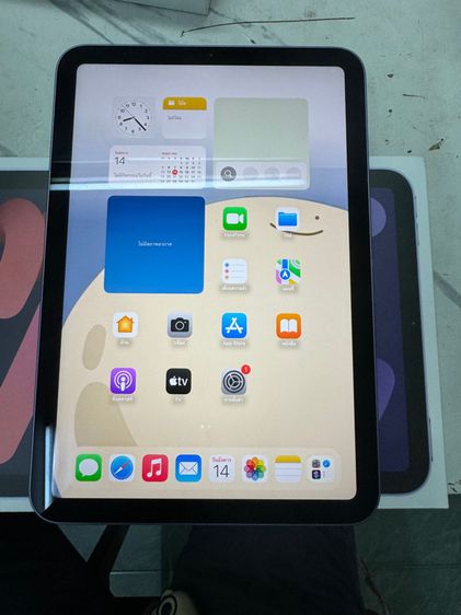 iPad mini 6 64 gb WiFi สีม่วง ครบกล่อง ประกัน กุมภา 68 รูปที่ 7