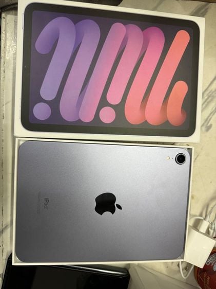iPad mini 6 64 gb WiFi สีม่วง ครบกล่อง ประกัน กุมภา 68 รูปที่ 1