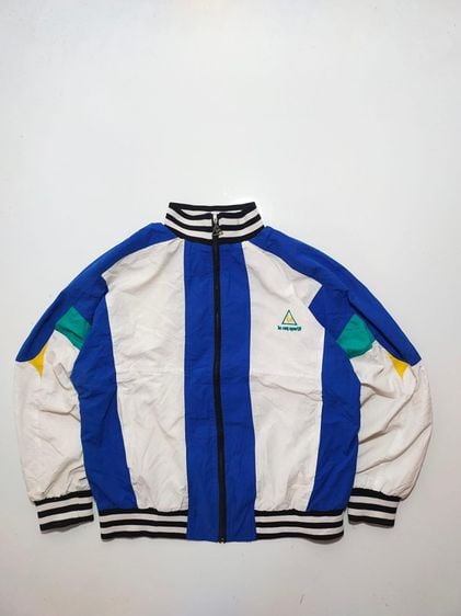 เสื้อแจ็คเก็ต Le coq sportif แท้ 💯size ขนาดอก 23 ยาว 26 สภาพดีมาก รุ่นเก่าดีเทลสวย สีสด รายละเอียดดีหายากน่าสะสมครับ