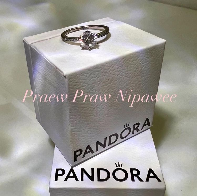 Pandora Clear Sparkling Crown Ring รูปที่ 2