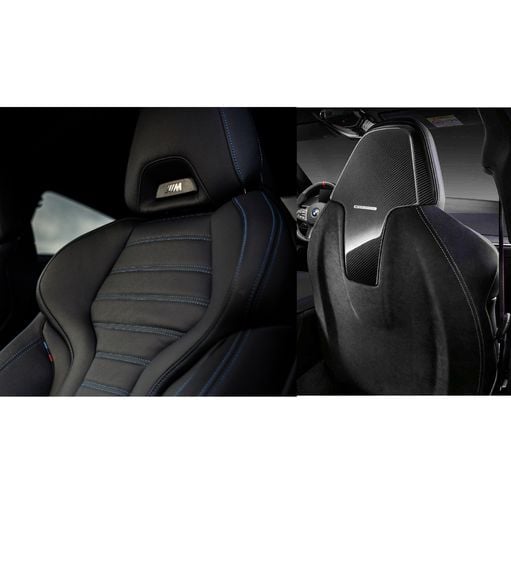 เบาะ M Performance Seat backs alcantara and gloss carbon fiber