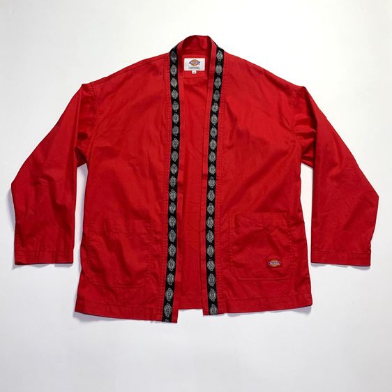 เสื้อคลุมคาดิแกนสีแดง แบรนด์ Dickies อก 24" ยาว 28.5"