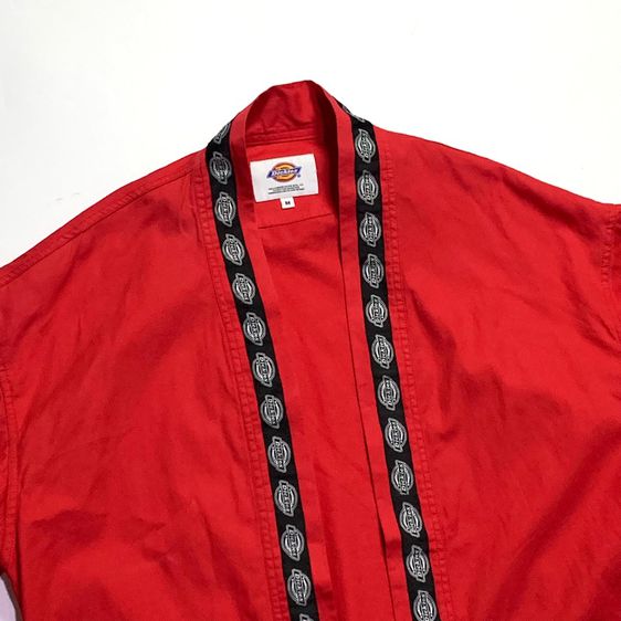 เสื้อคลุมคาดิแกนสีแดง แบรนด์ Dickies อก 24" ยาว 28.5" รูปที่ 2
