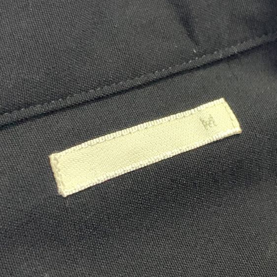 เสื้อเชิ้ตแขนยาวสีดำ GU อก 22" ยาว 28" รูปที่ 3